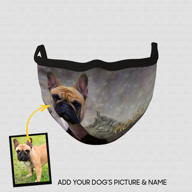 Personalized Dog Gift Idea - Royal Dog's Portrait 67 For Dog Lovers - Cloth Mask